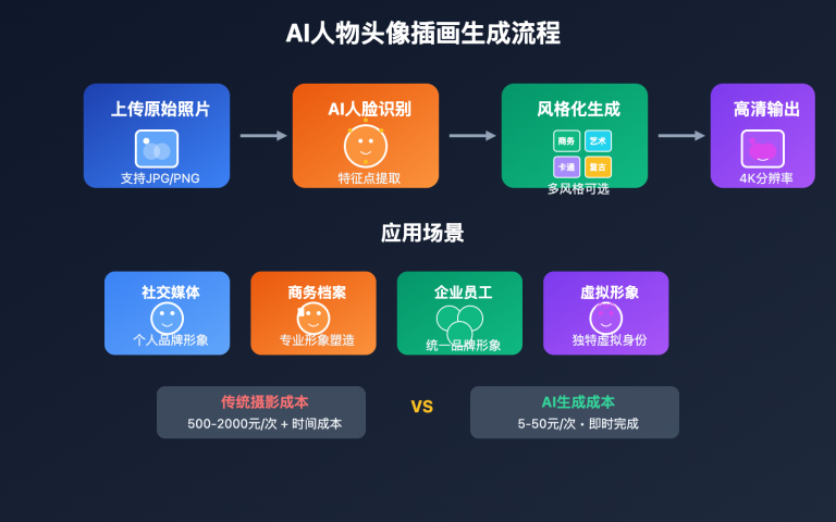 ai renwu touxiang chahua shengcheng zhihe image 0 图示