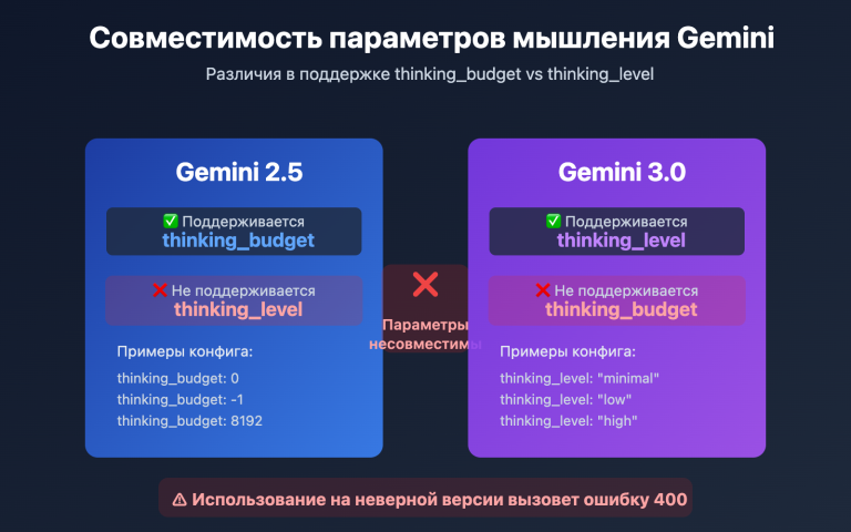 gemini 2 5 flash thinking level not supported ru image 0 图示