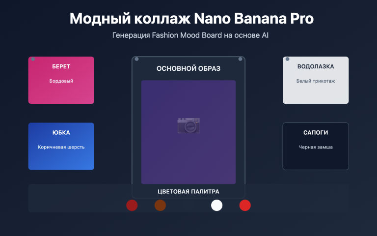 nano banana pro fashion collage tutorial ru image 0 图示