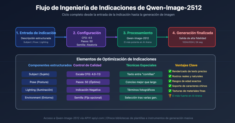 qwen image 2512 prompt guide test cases es image 0 图示