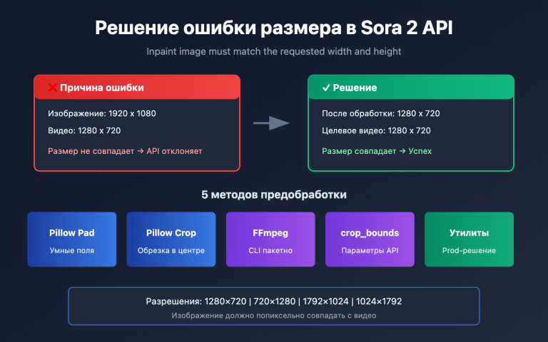 sora 2 api inpaint image size error solution ru image 0 图示