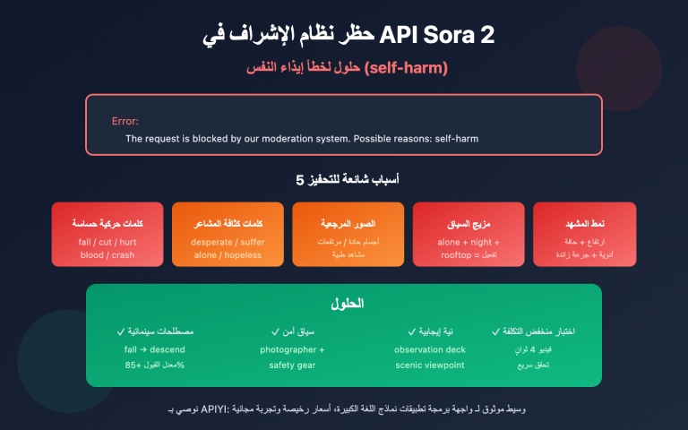 sora 2 api moderation blocked self harm error solution ar image 0 图示