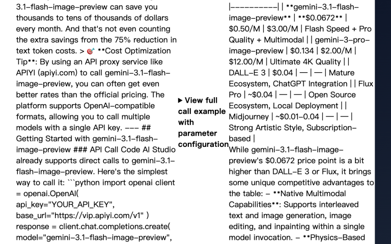 gemini 3 1 flash image preview ai studio api pricing en image 0 图示