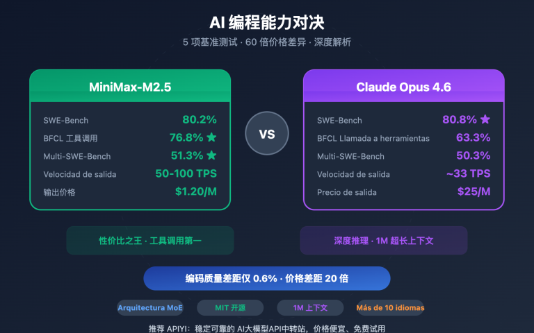 minimax m2 5 vs claude opus 4 6 coding comparison es image 0 图示