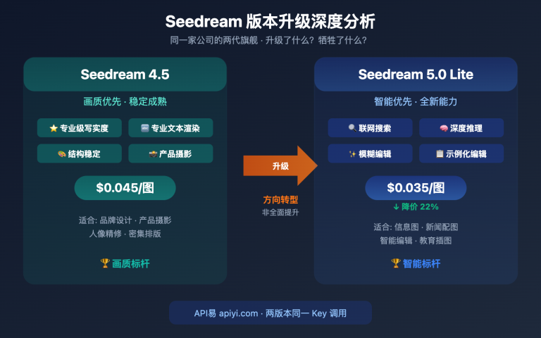 seedream 5 0 lite vs 4 5 upgrade comparison image 0 图示