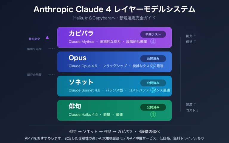 claude capybara tier anthropic model hierarchy opus sonnet haiku beginners guide ja image 0 图示