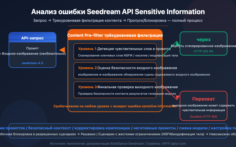 seedream api sensitive information error content filter solution guide ru image 0 图示