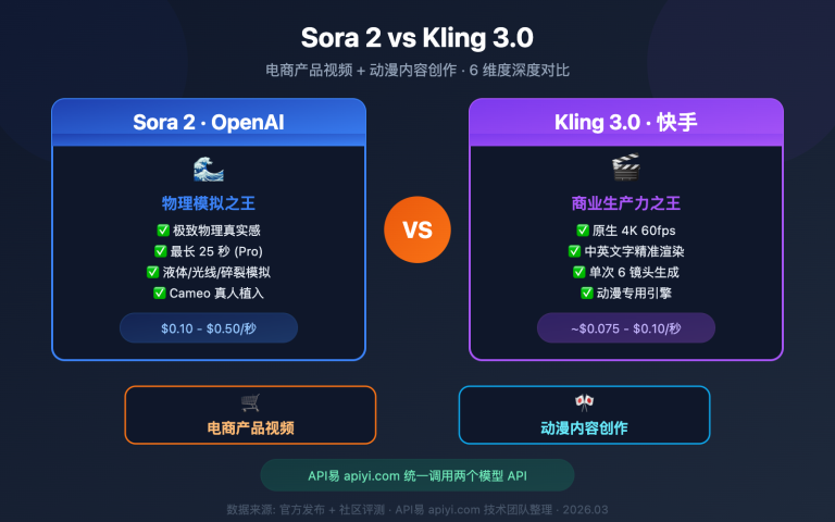 sora 2 vs kling 3 ecommerce anime comparison image 0 图示