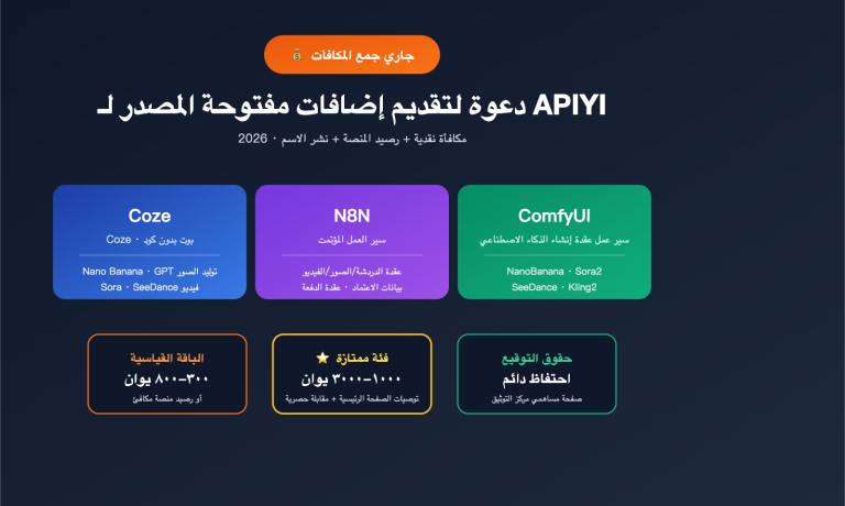 apiyi open source plugin bounty coze n8n comfyui 2026 ar image 0 图示