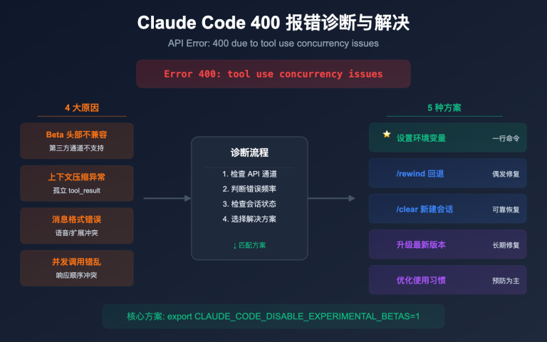 claude code 400 tool use concurrency error fix guide image 0 图示