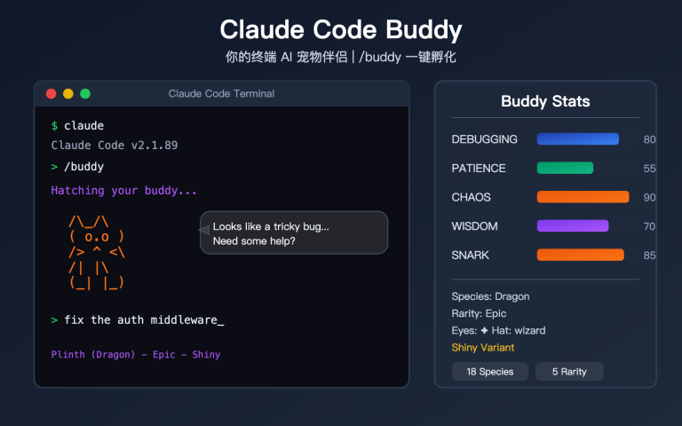 claude code buddy terminal pet companion activation guide image 0 图示