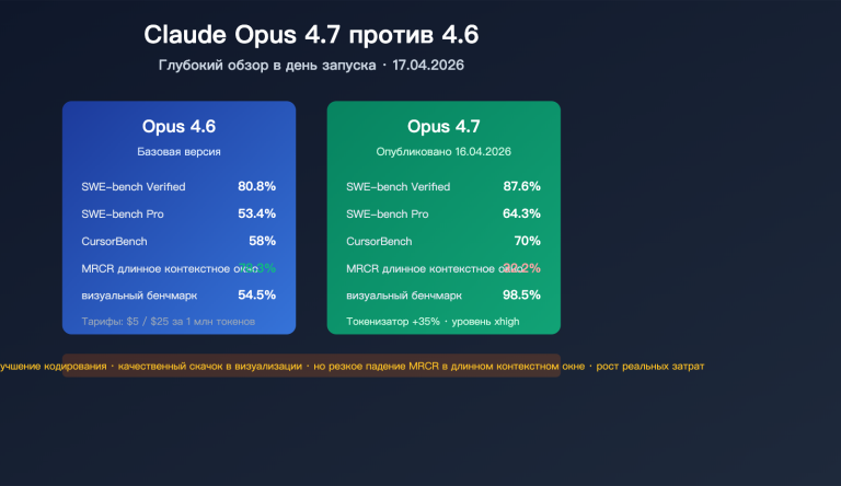 claude opus 4 7 vs 4 6 real performance review ru image 0 图示