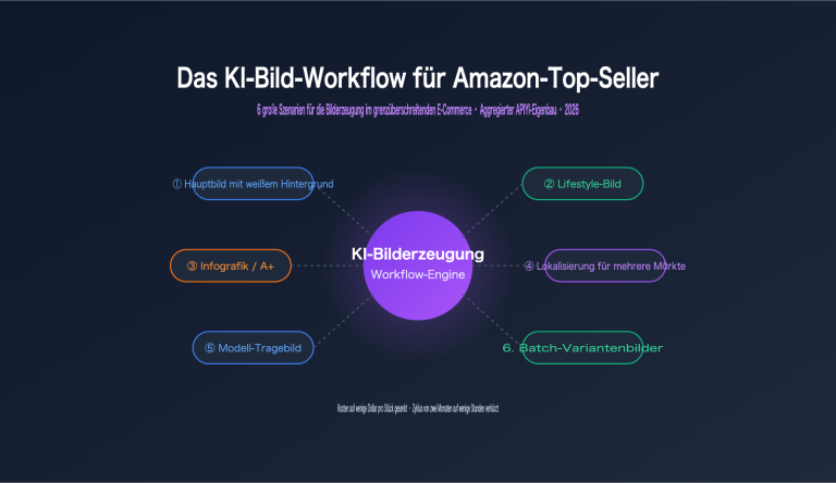 amazon sellers ai image workflow cross border ecommerce scenarios de image 0 图示